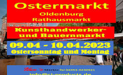 Oldenburg Ostermarkt 2024 Rathausmarkt Kunsthandwerk