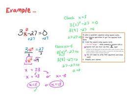9 3 Solving Quadratic Equations Using