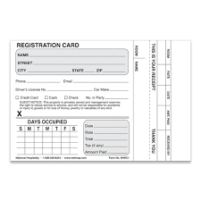 registration cards hotel forms lodgmate
