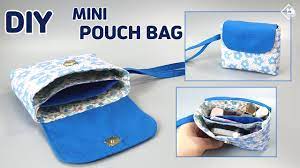 diy mini pouch bag without zipper
