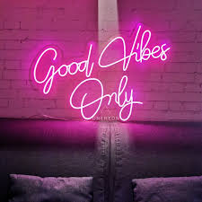 Good Vibes Only Neon Sign Custom Neon