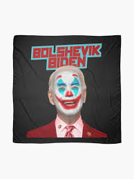 Bolshevik Biden Joker Face" Scarf for Sale by McGraelang | Redbubble