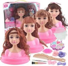 children doll toy makeup comb hair
