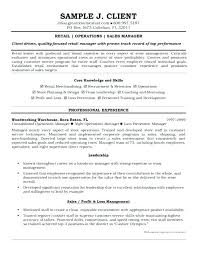 Retail Operations Manager Resume Foodcity Me