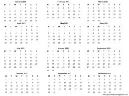 2021 floral calendar pages to print for free. Free 2021 Printable Calendar Template