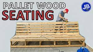 making pallet wood outdoor seating