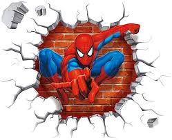Ixsiuzo Spiderman Wall Stickers Diy