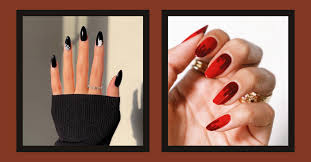 scary halloween theme manicures
