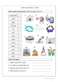 English Esl Weather Worksheets Most Downloaded 512 Results