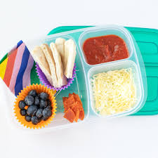 5 minute homemade pizza lunchables