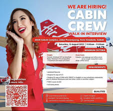 airasia cabin crew recruitment aug