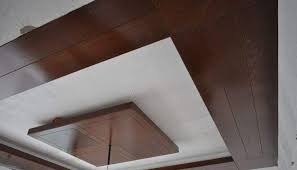 wooden finish false ceiling in panipat