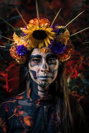 traditional dia de los muertos makeup