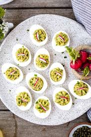 deviled eggs without mayo made with