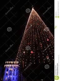 Gigantic Christmas Tree Stock Photo Image Of Stockholm