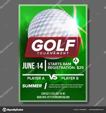 golf poster vector banner advertising