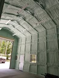 A metal structure conducts heat more than wood. Below Is A Metal Building We Insulated North Florida Spray Foam Inc Facebook