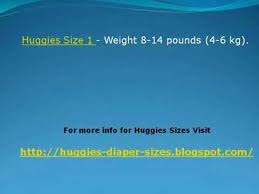 Huggies Size Chart By Weight