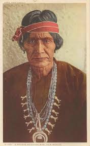 A Navajo Medicine Man Fred Harvey Postcard - a-navajo-medicine-man-fred-harvey-postcard
