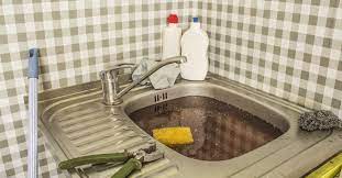 kitchen sink clogged how to release