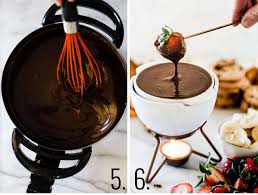 chocolate fondue just like melting pot