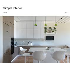 Modern interior designers are also described as super sleek since they have an unparalleled love for simple palettes and designs that are often coupled with clean, crisp angles, and lines. Simple Interior On Behance