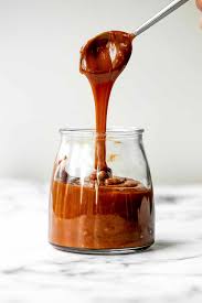 salted caramel sauce ahead of thyme