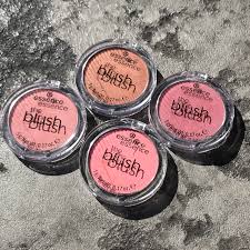 essence blushes swatches and review