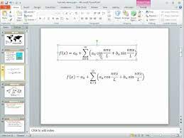 Equation Editor In Powerpoint 2010