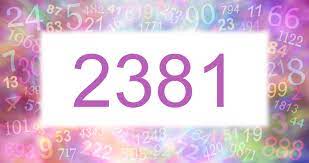 2381 (numerología), la enciclopedia de los números
