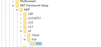 net framework 4 is installed