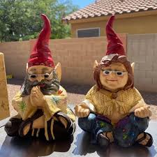 Garden Gnome Couple Gnomestock