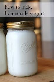 how to make homemade yogurt the