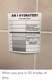 Am I Hydrated Urine Color Chart If Your Urine Matches The