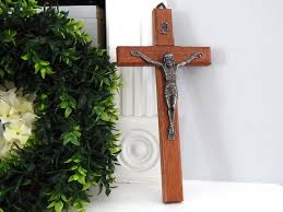 Wooden Crucifix Inri