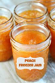 peach freezer jam recipe