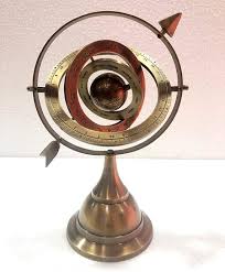 Antique Nautical Brass Armillary Sphere