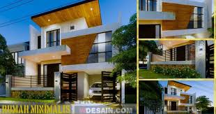 Nah, ini contoh lain dari rumah yang mengusung desain dengan warna gelap. Rumah Minimalis Modern Ukuran 9x12 2 Lantai Desain Rumah Minimalis