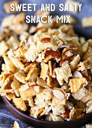 sweet and salty snack mix taste of