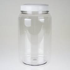 2 Litre Round Pet Plastic Jar With 95mm