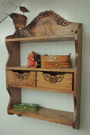 Wooden Shelf Wall Shelf Home Decor Dish
