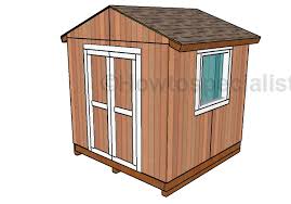8x8 Garden Shed Plans Howtospecialist
