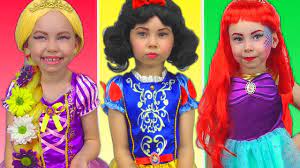 costumes disney princesses kids makeup