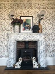 Diy Painted Marble Fireplace
