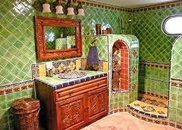 mexican tile bathroom