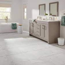 My wife wants hard surface floors and my research has lead my to lifeproof as the stuff i think i want to use. Lifeproof Carrara 18 In X 18 In Glazed Porcelain Floor And Wall Tile 17 6 Sq Ft Case Lp501818hd1p6 The Home Depot