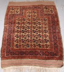 antique wool baluch rug 86x130cm