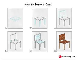 how to draw a chair oartsy