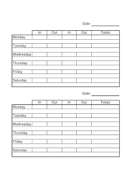 Employment Timesheet Template Unique Two Week Time Sheets