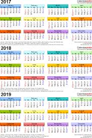 3 Year Calendar Printable Anapaiva Info